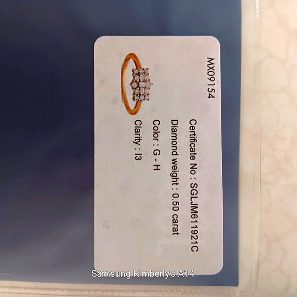 Sale!! .5 carat new diamond cluster ring - Picture 4 of 11